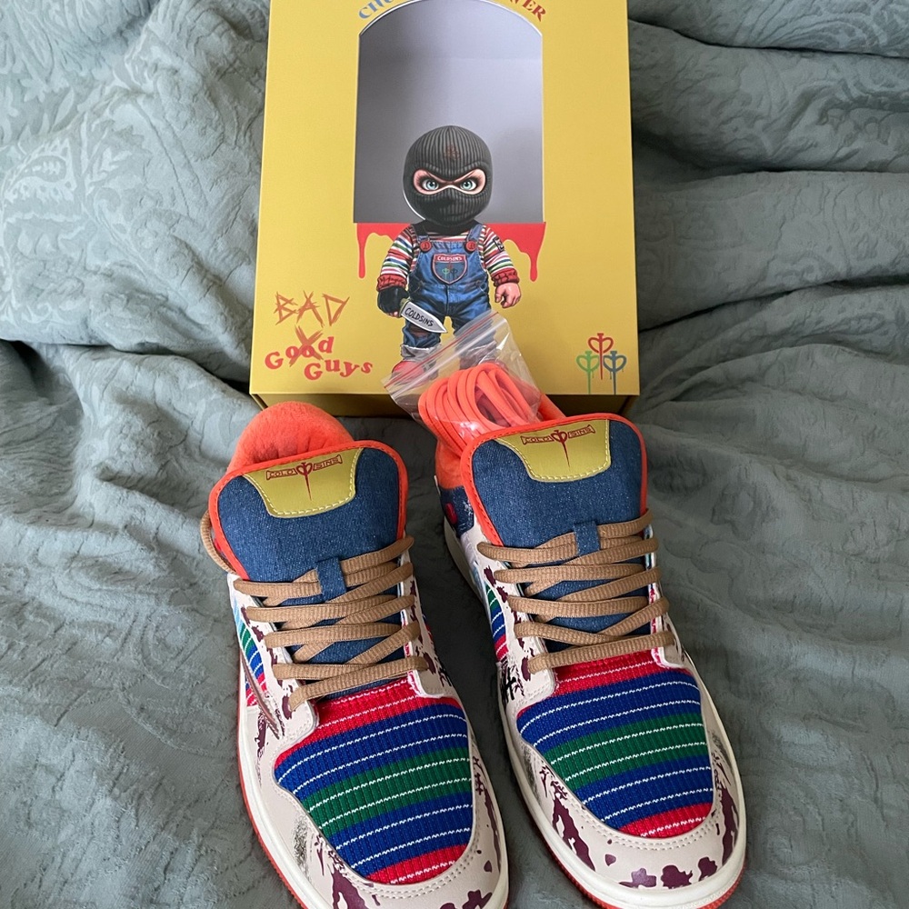 Cold Sins x Travis Scott Chucky the Slayer lows Sneakers - Picture 13 of 13